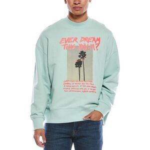 Palm Angels Mens  Palm Dream Crewneck Sweatshirt, Green